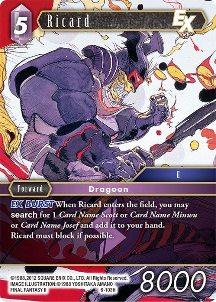 Ricard [Opus VI] | Lots Moore NSW