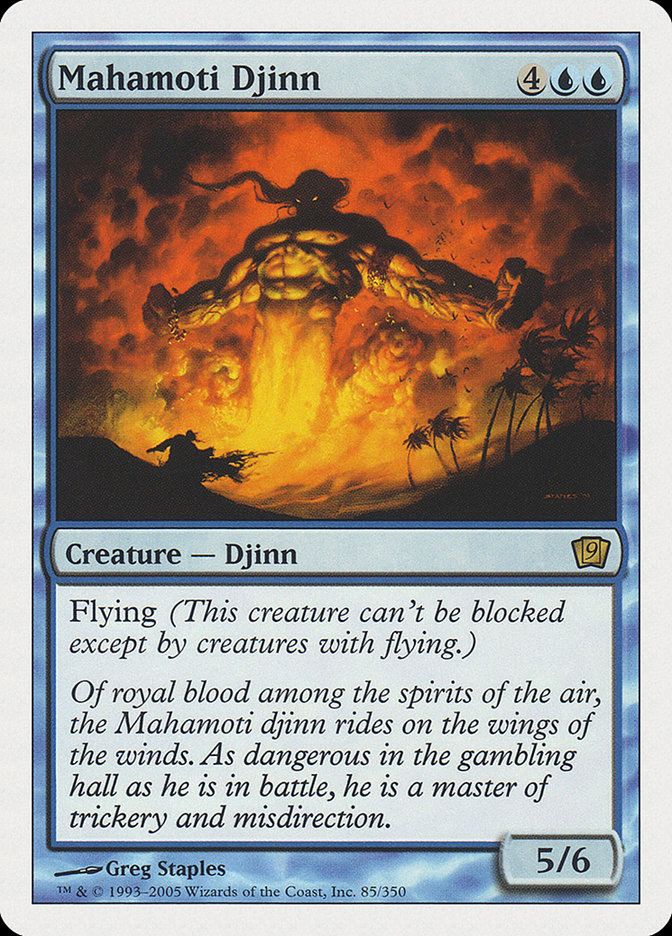 Mahamoti Djinn (9th Edition) [Oversize Cards] | Lots Moore NSW