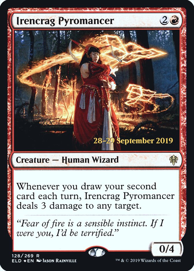 Irencrag Pyromancer [Throne of Eldraine Prerelease Promos] | Lots Moore NSW