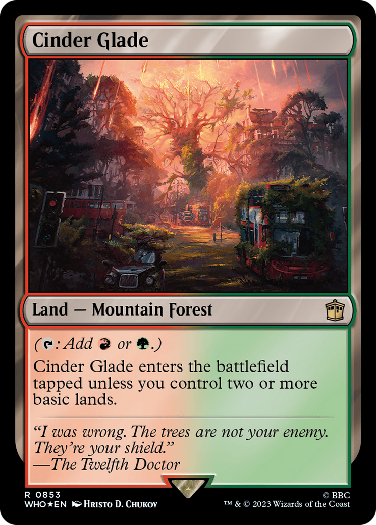 Cinder Glade (Surge Foil) [Doctor Who] | Lots Moore NSW