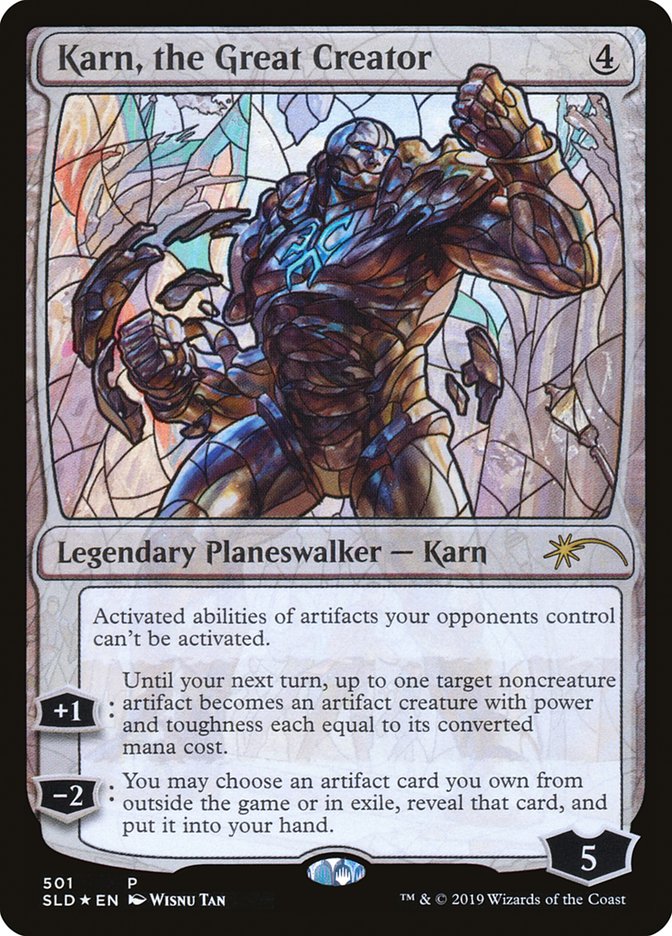 Karn, the Great Creator (Stained Glass) [Secret Lair Drop Promos] | Lots Moore NSW