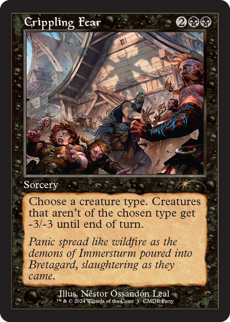 Crippling Fear (Retro Frame) [Wizards Play Network 2024] | Lots Moore NSW