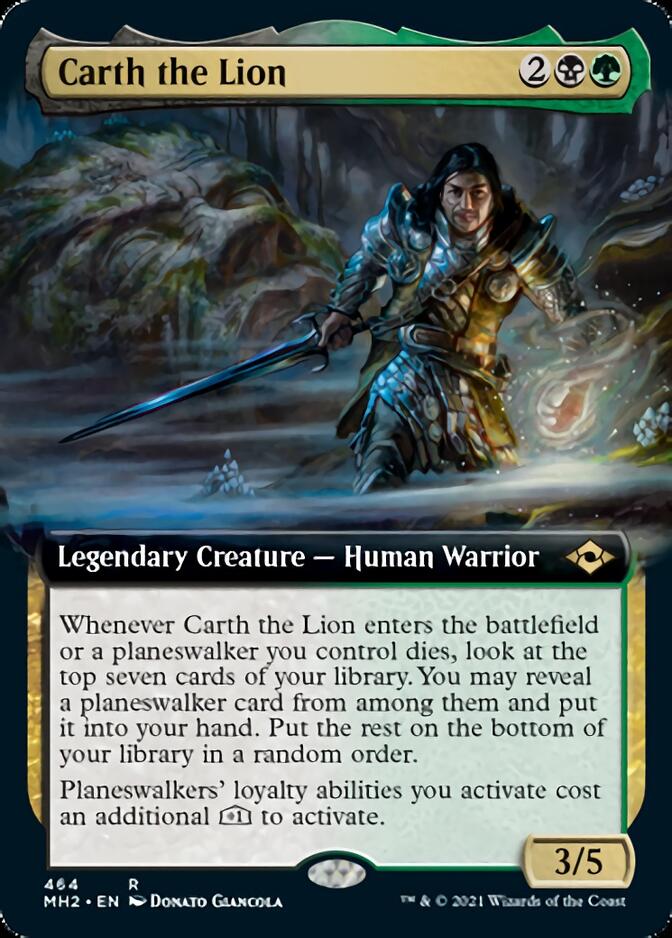 Carth the Lion (Extended Art) [Modern Horizons 2] | Lots Moore NSW