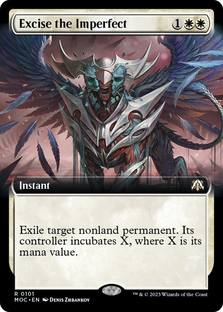 Excise the Imperfect (Extended Art) [March of the Machine Commander] | Lots Moore NSW
