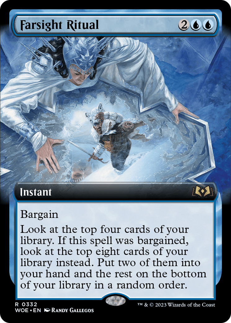 Farsight Ritual (Extended Art) [Wilds of Eldraine] | Lots Moore NSW