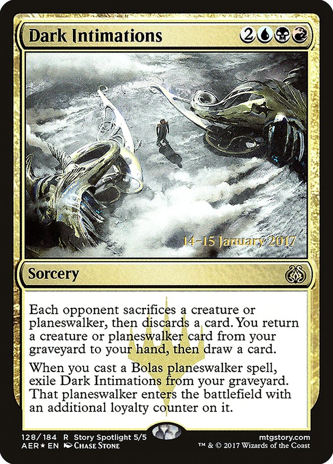 Dark Intimations [Aether Revolt Prerelease Promos] | Lots Moore NSW
