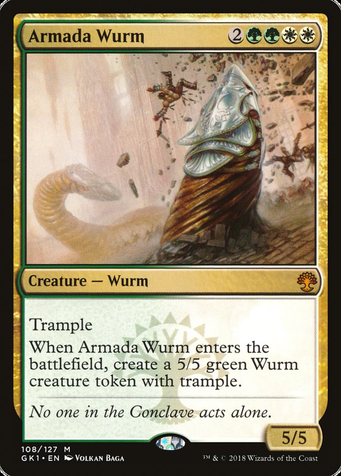 Armada Wurm [Guilds of Ravnica Guild Kit] | Lots Moore NSW