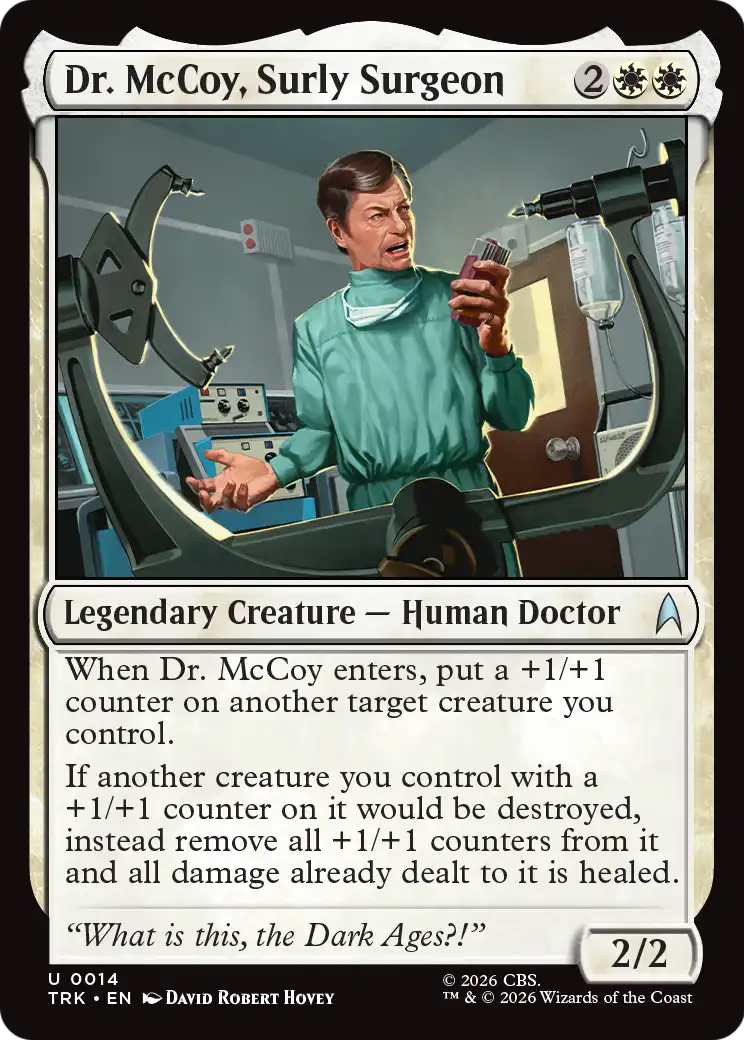 Dr. McCoy, Surly Surgeon [Star Trek] | Lots Moore NSW
