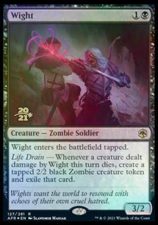 Wight [Dungeons & Dragons: Adventures in the Forgotten Realms Prerelease Promos] | Lots Moore NSW