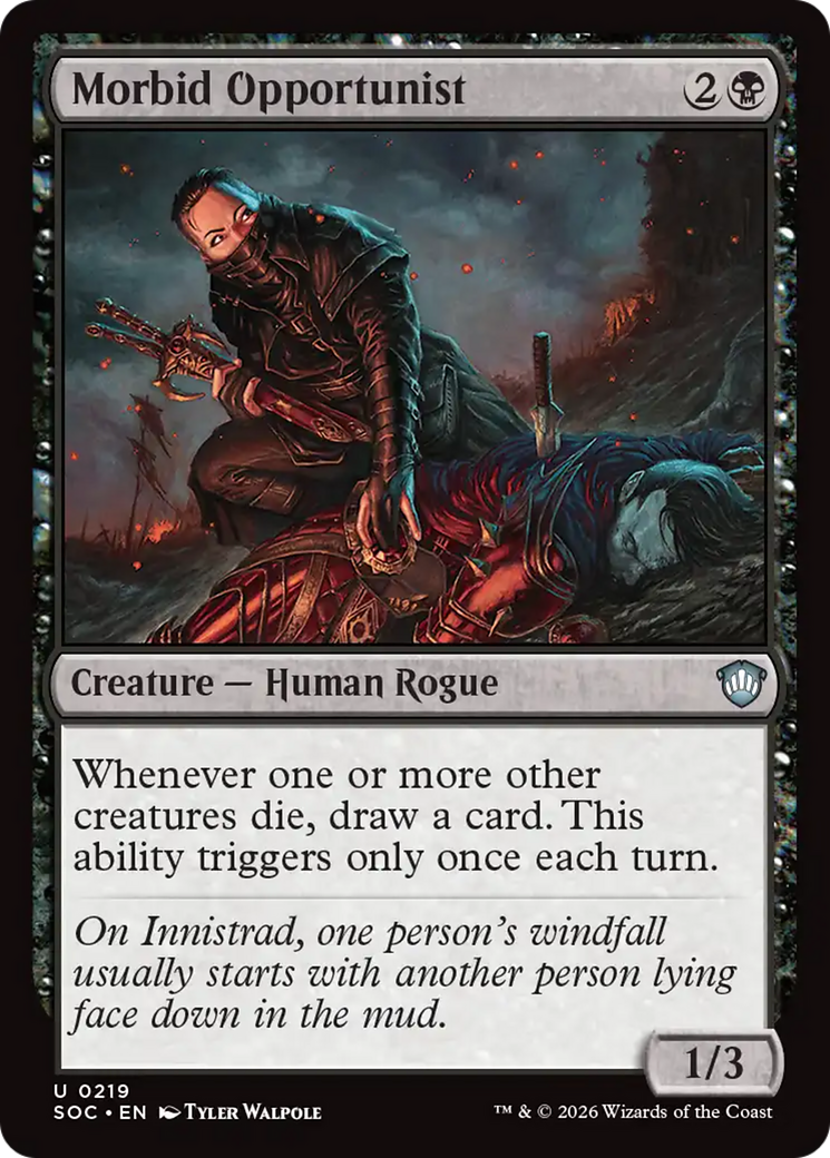 Morbid Opportunist [Secrets of Strixhaven Commander] | Lots Moore NSW