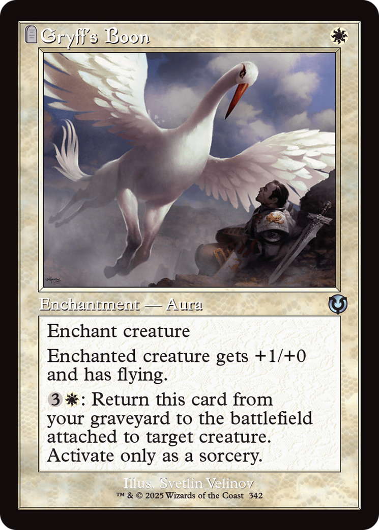 Gryff's Boon (Retro Frame) [Innistrad Remastered] | Lots Moore NSW