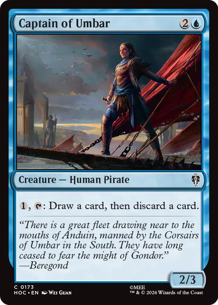 Captain of Umbar [The Hobbit: Eternal-Legal] | Lots Moore NSW