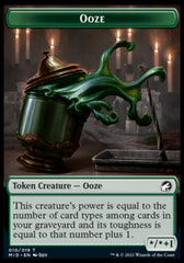 Human // Ooze Double-Sided Token [Innistrad: Midnight Hunt Tokens] | Lots Moore NSW