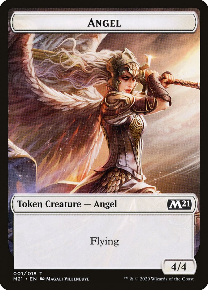 Angel Token [Core Set 2021 Tokens] | Lots Moore NSW