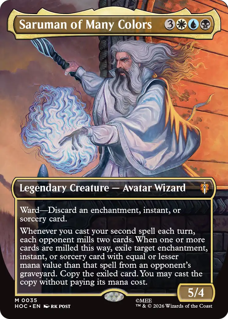 Saruman of Many Colors (Borderless) [The Hobbit: Eternal-Legal] | Lots Moore NSW
