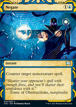 Negate (Foil Etched) [Strixhaven: School of Mages Mystical Archive] | Lots Moore NSW
