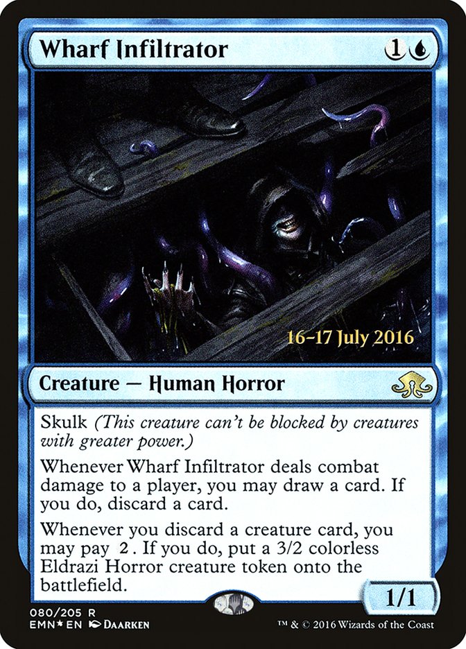 Wharf Infiltrator [Eldritch Moon Prerelease Promos] | Lots Moore NSW