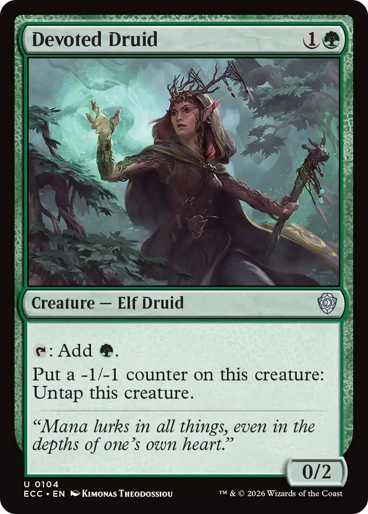 Devoted Druid [Lorwyn Eclipsed Commander] | Lots Moore NSW