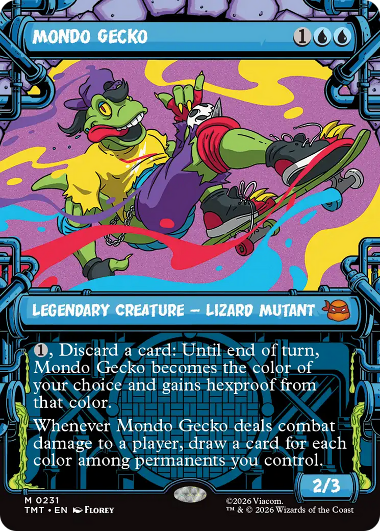 Mondo Gecko (Showcase) [Teenage Mutant Ninja Turtles] Magic: The Gathering | Lots Moore NSW