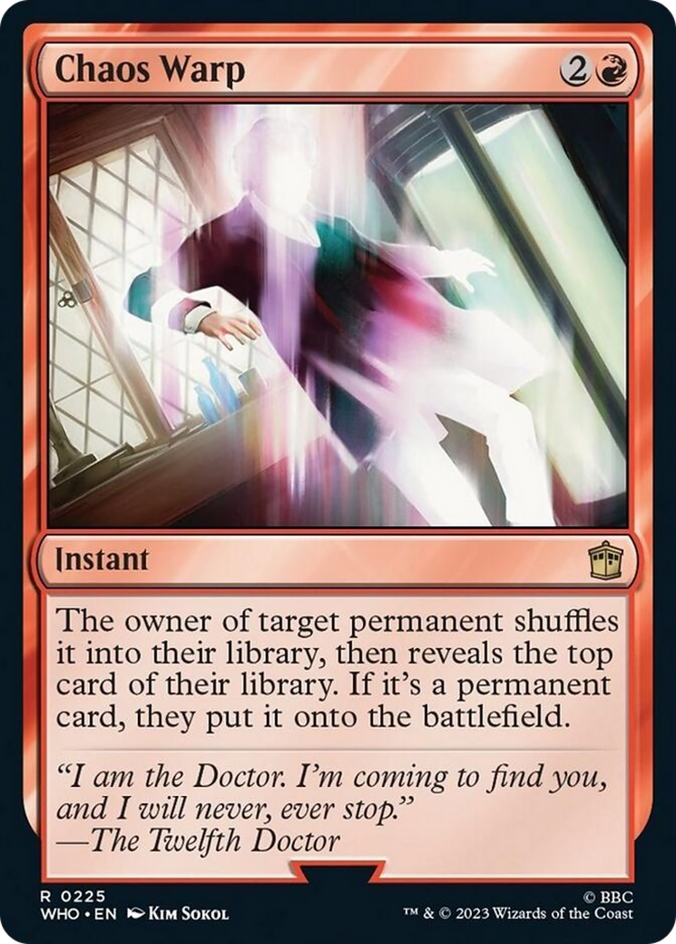 Chaos Warp [Doctor Who] | Lots Moore NSW