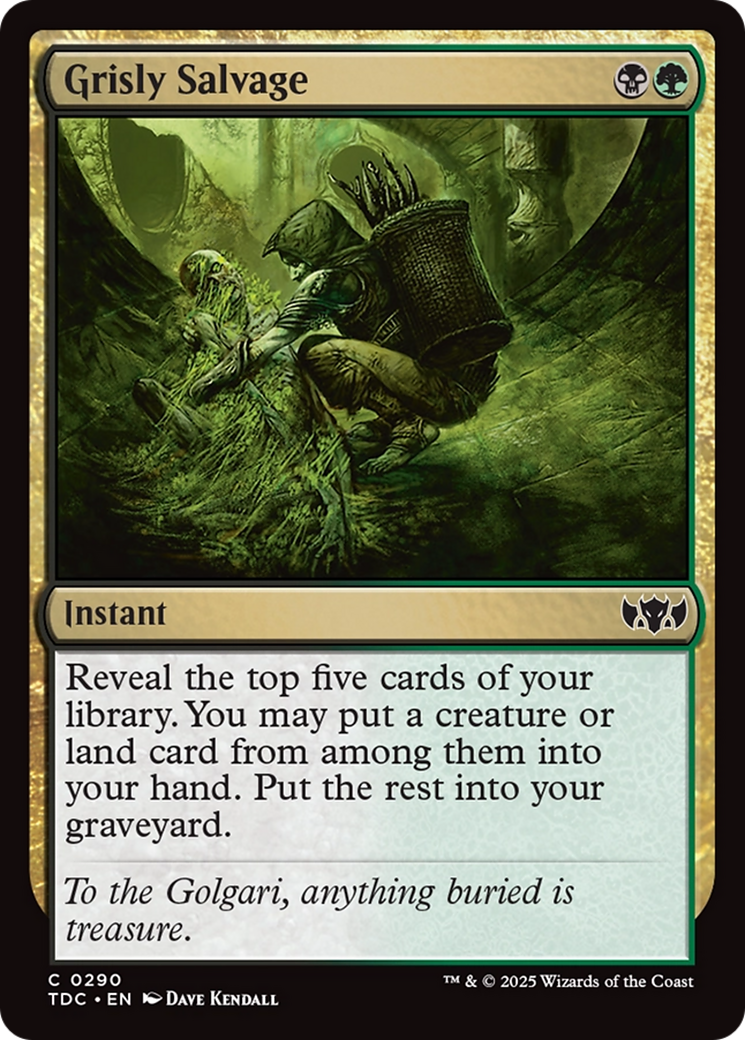 Grisly Salvage [Tarkir: Dragonstorm Commander] | Lots Moore NSW