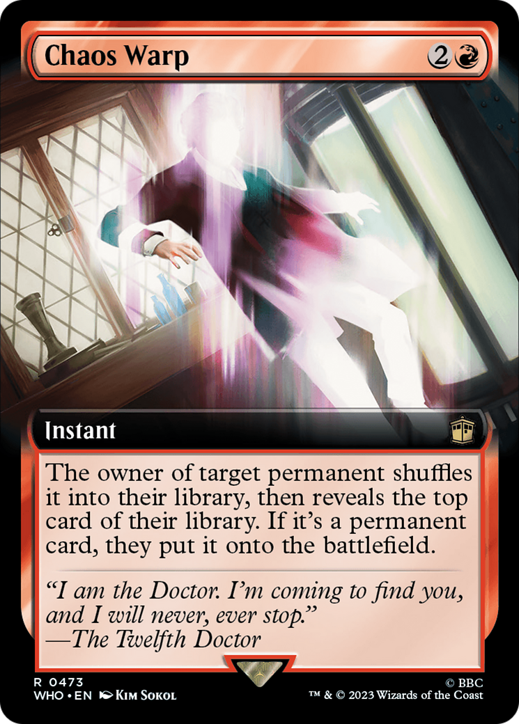 Chaos Warp (Extended Art) [Doctor Who] | Lots Moore NSW