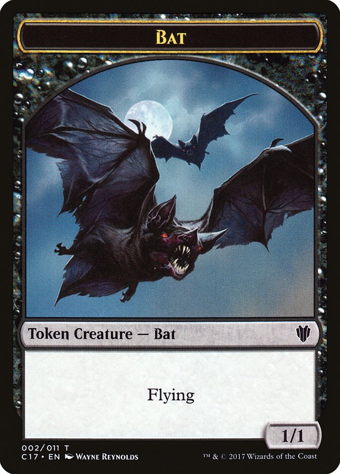 Bat // Vampire Double-Sided Token [Commander 2017 Tokens] | Lots Moore NSW