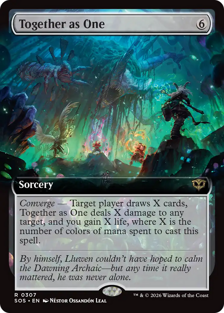 Together as One (Extended Art) [Secrets of Strixhaven] | Lots Moore NSW