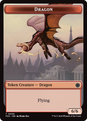 Dragon (0009) // Treasure Double-Sided Token [Foundations Commander Tokens] | Lots Moore NSW
