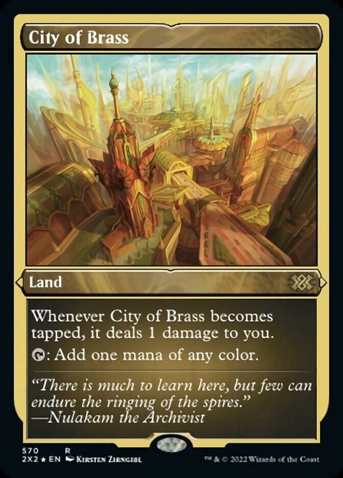 City of Brass (Foil Etched) [Double Masters 2022] | Lots Moore NSW