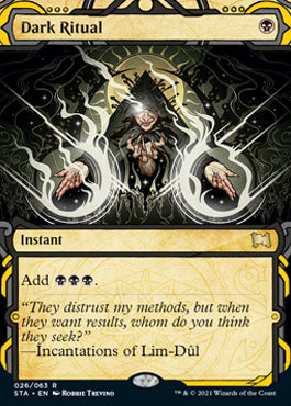 Dark Ritual (Foil Etched) [Strixhaven: School of Mages Mystical Archive] | Lots Moore NSW