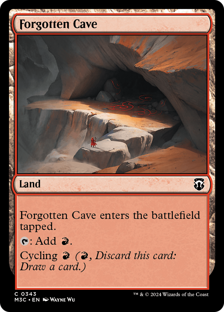 Forgotten Cave (Ripple Foil) [Modern Horizons 3 Commander] | Lots Moore NSW