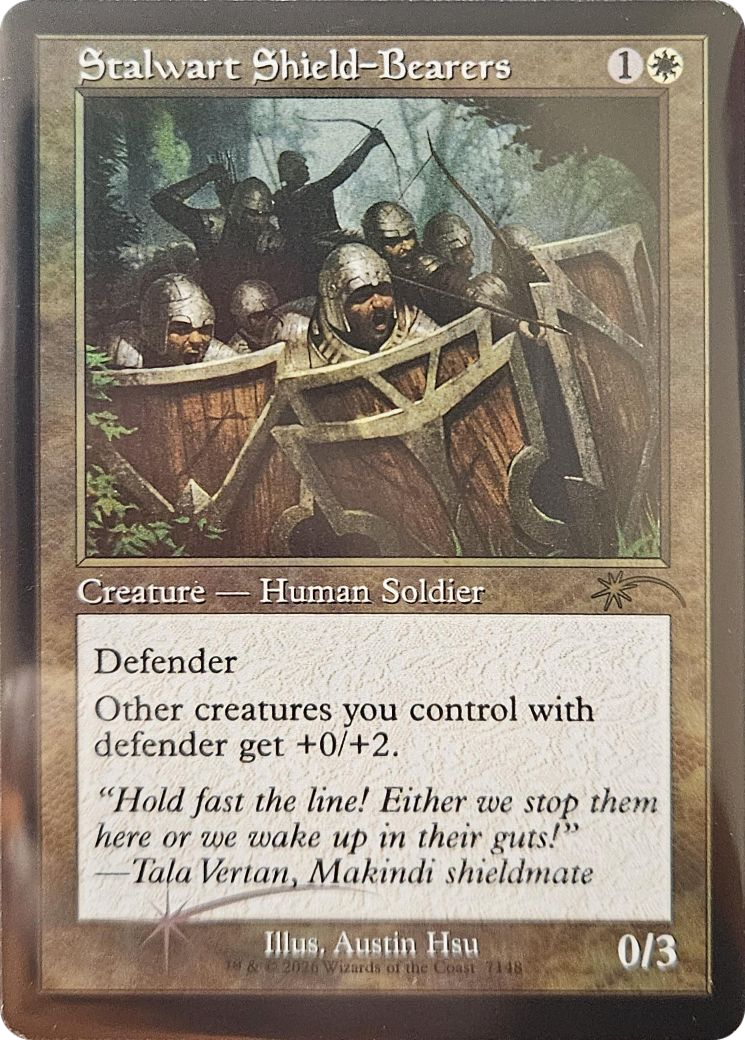 Stalwart Shield-Bearers (Retro Frame) [Secret Lair Drop Series] | Lots Moore NSW
