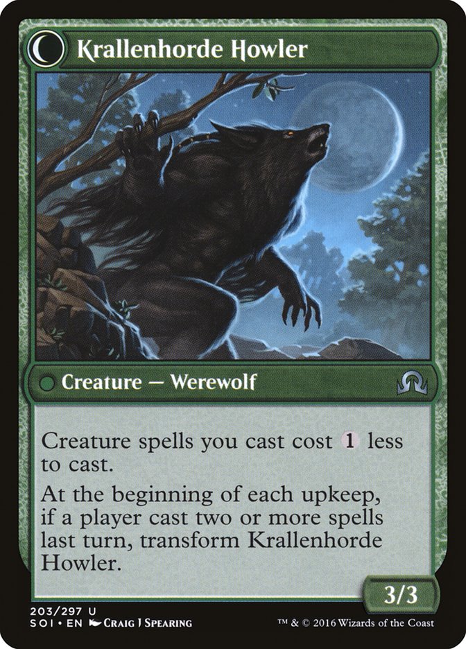 Duskwatch Recruiter // Krallenhorde Howler [Shadows over Innistrad] | Lots Moore NSW