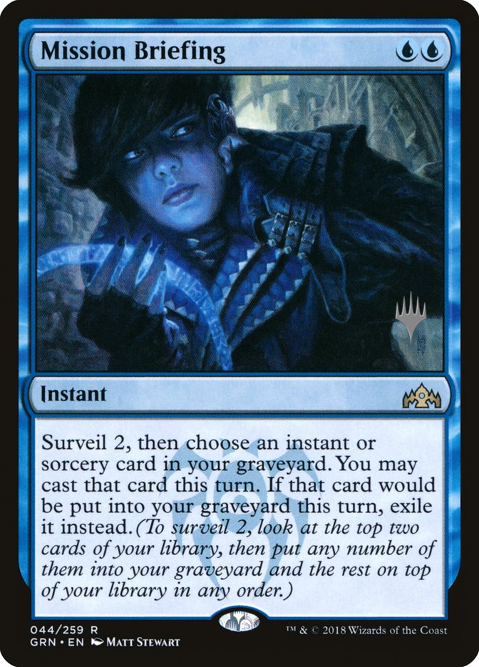 Mission Briefing (Promo Pack) [Guilds of Ravnica Promos] | Lots Moore NSW