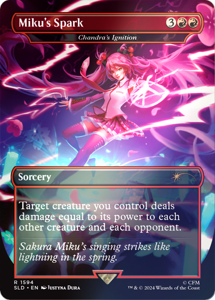 Miku's Spark - Chandra's Ignition (Rainbow Foil) [Secret Lair Drop Series] | Lots Moore NSW