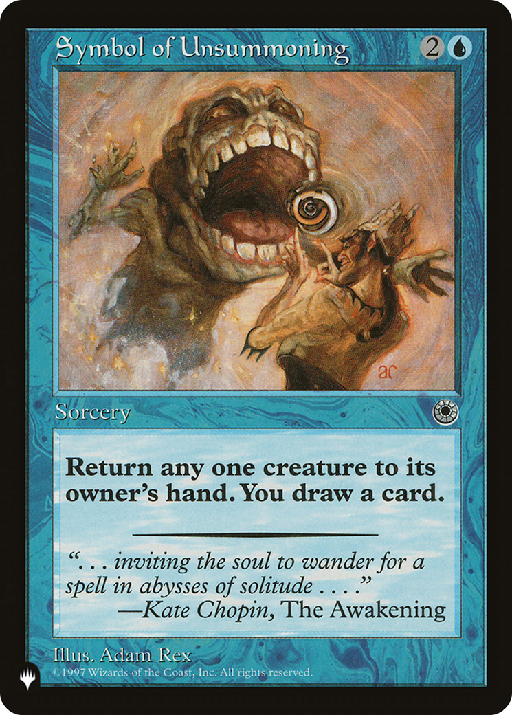 Symbol of Unsummoning [The List] | Lots Moore NSW