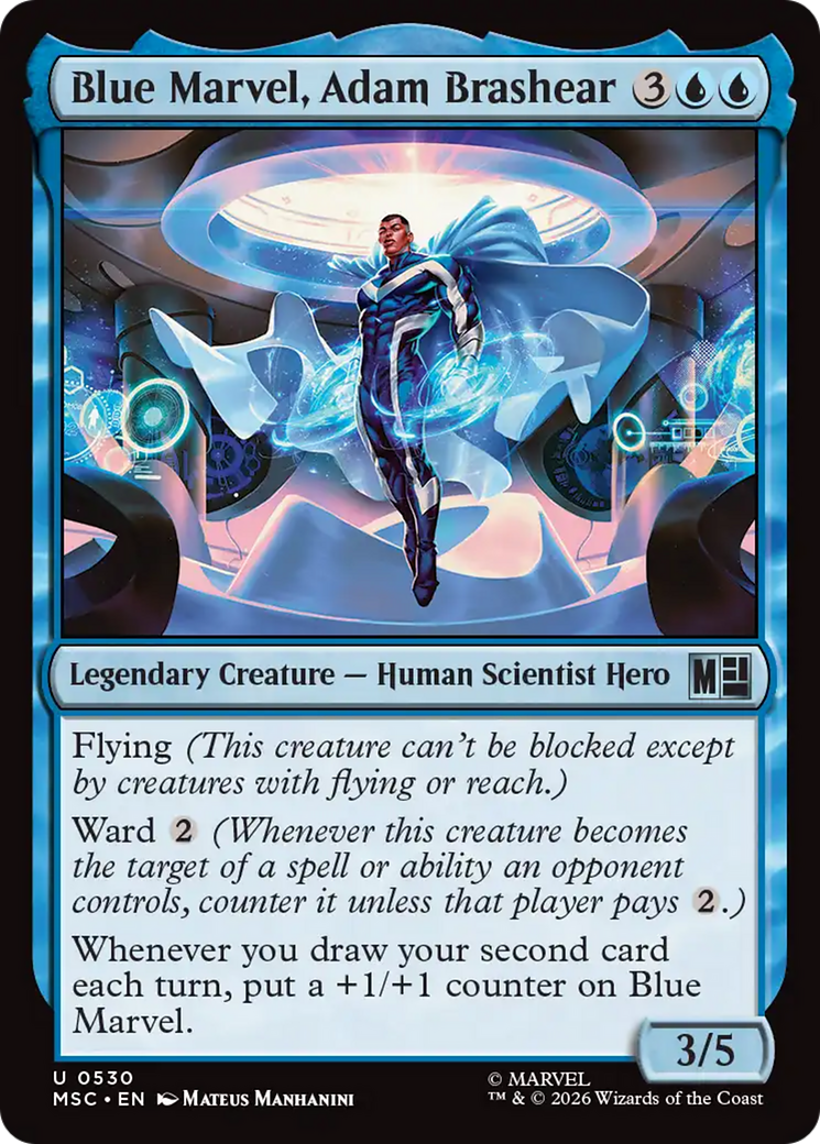 Blue Marvel, Adam Brashear [Marvel Super Heroes Commander] | Lots Moore NSW