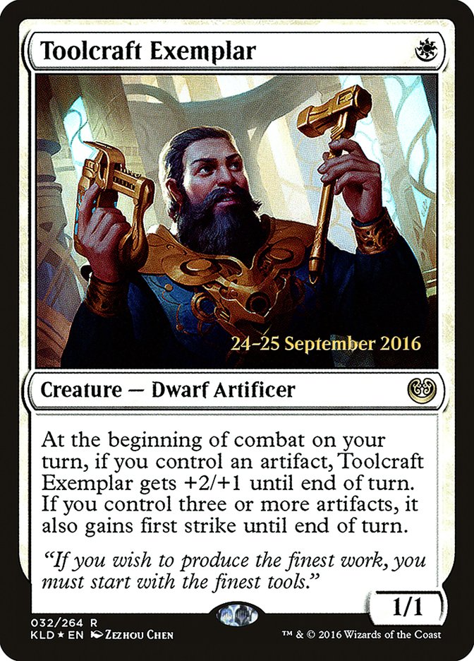 Toolcraft Exemplar [Kaladesh Prerelease Promos] | Lots Moore NSW