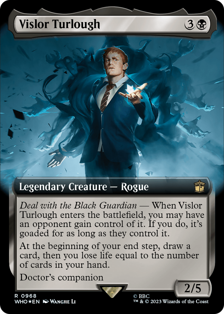 Vislor Turlough (Extended Art) (Surge Foil) [Doctor Who] | Lots Moore NSW