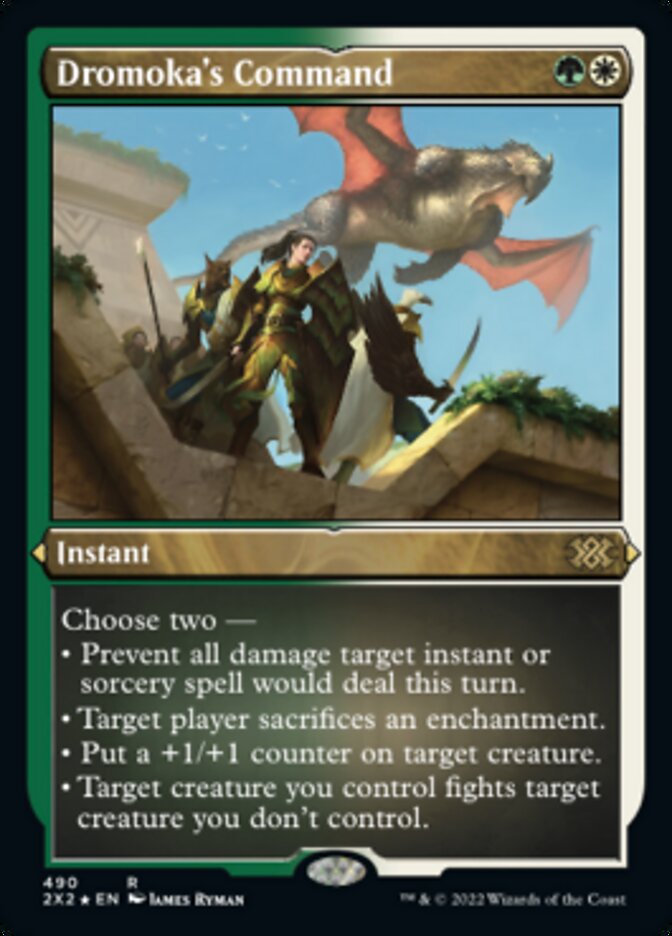 Dromoka's Command (Foil Etched) [Double Masters 2022] | Lots Moore NSW