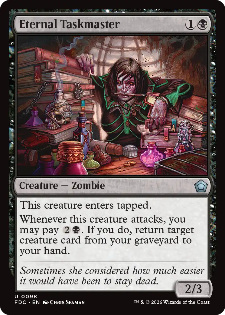 Eternal Taskmaster [Foundations Commander] | Lots Moore NSW