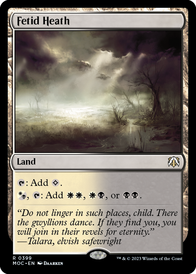 Fetid Heath [March of the Machine Commander] | Lots Moore NSW