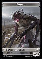 Eldrazi // Tiny Double-Sided Token [Murders at Karlov Manor Commander Tokens] | Lots Moore NSW