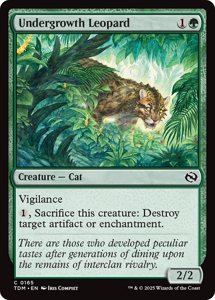 Undergrowth Leopard [Tarkir: Dragonstorm] | Lots Moore NSW