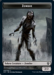 Zombie // Spirit Double-Sided Token [Commander 2021 Tokens] | Lots Moore NSW