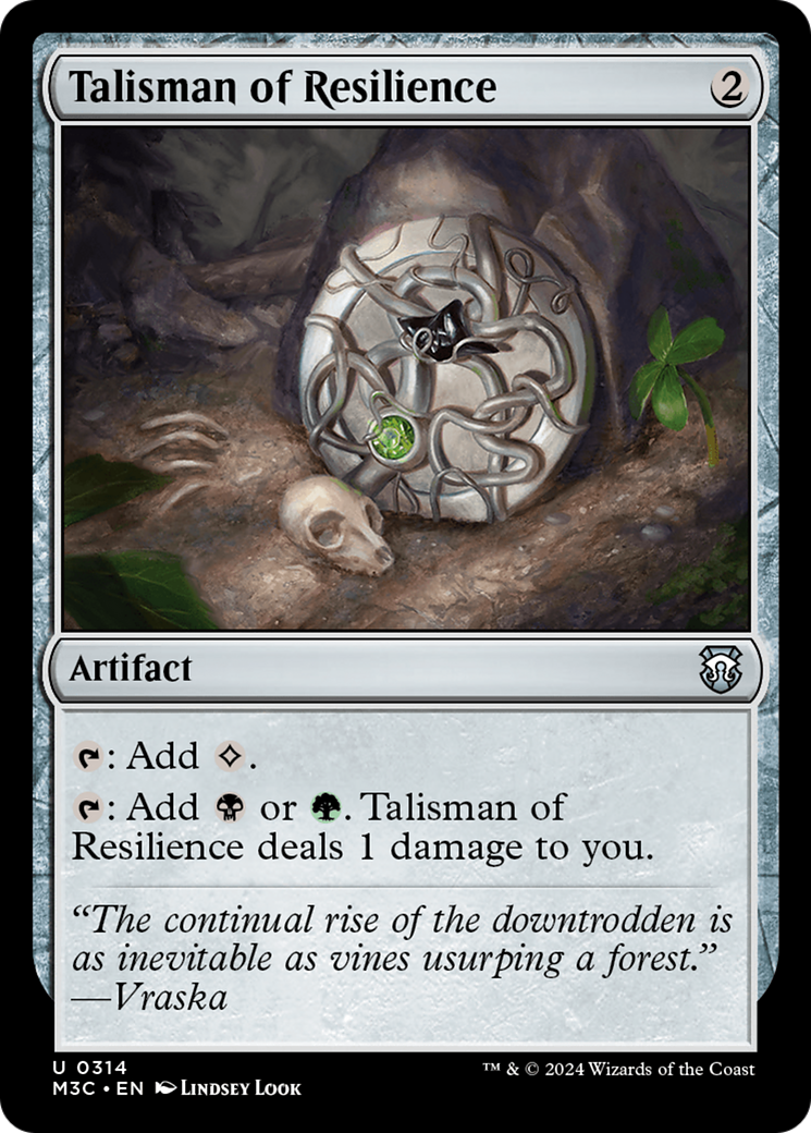 Talisman of Resilience (Ripple Foil) [Modern Horizons 3 Commander] | Lots Moore NSW