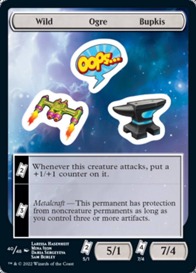 Wild Ogre Bupkis [Unfinity Stickers] | Lots Moore NSW