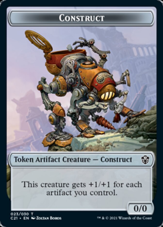 Copy // Construct (030) Double-Sided Token [Commander 2021 Tokens] | Lots Moore NSW
