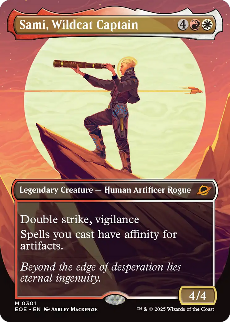 Sami, Wildcat Captain (Borderless) [Edge of Eternities] | Lots Moore NSW